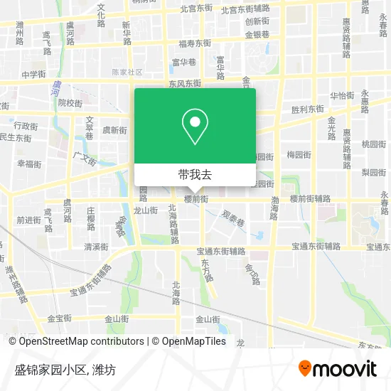 盛锦家园小区地图