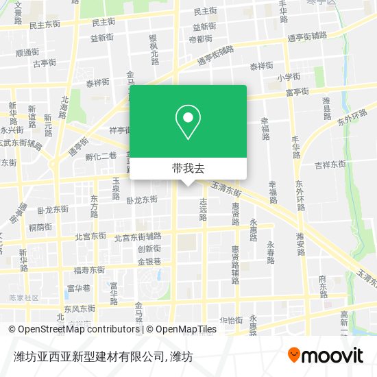 潍坊亚西亚新型建材有限公司地图