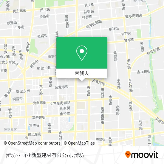 潍坊亚西亚新型建材有限公司地图