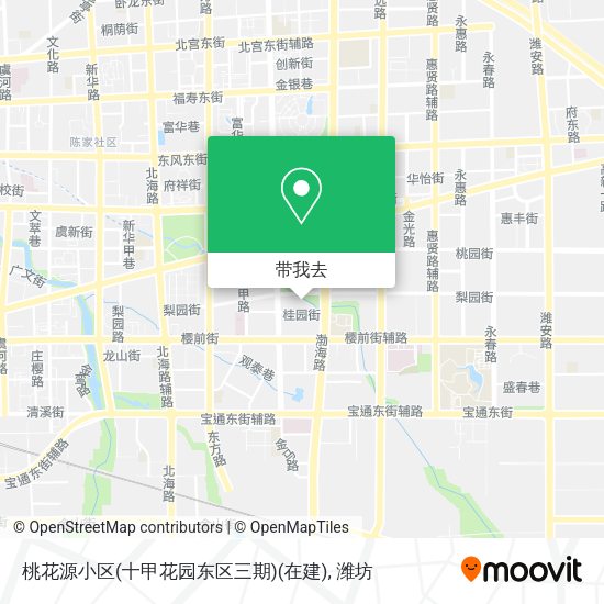 桃花源小区(十甲花园东区三期)(在建)地图