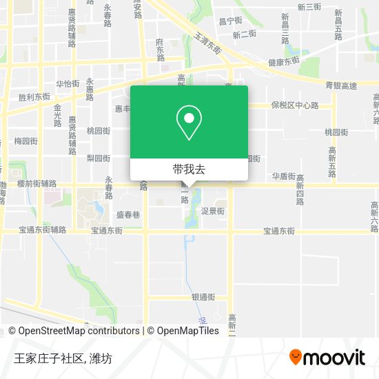王家庄子社区地图