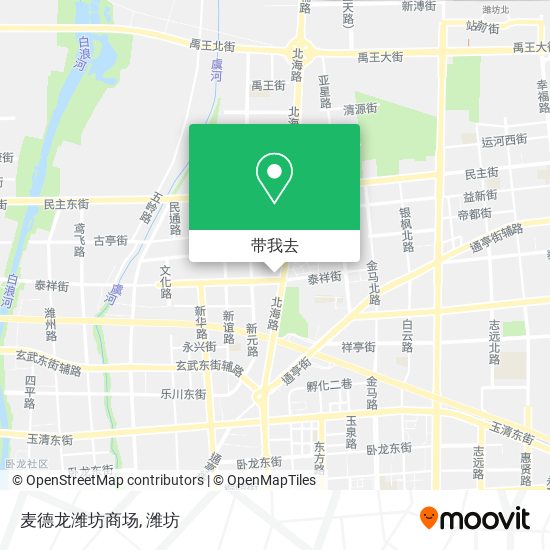 麦德龙潍坊商场地图