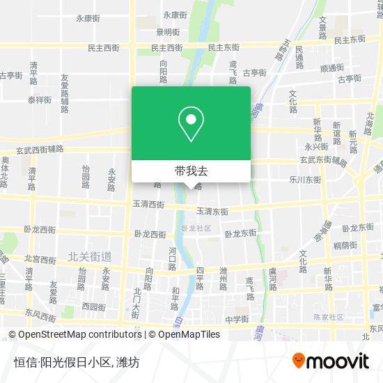 恒信·阳光假日小区地图