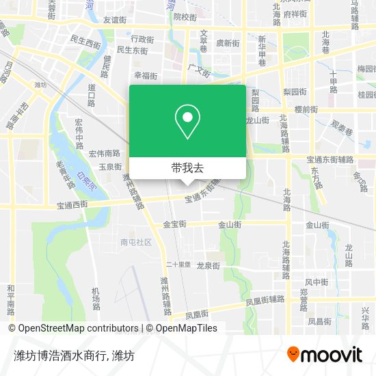 潍坊博浩酒水商行地图