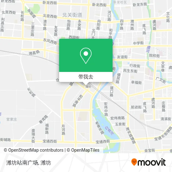 潍坊站南广场地图