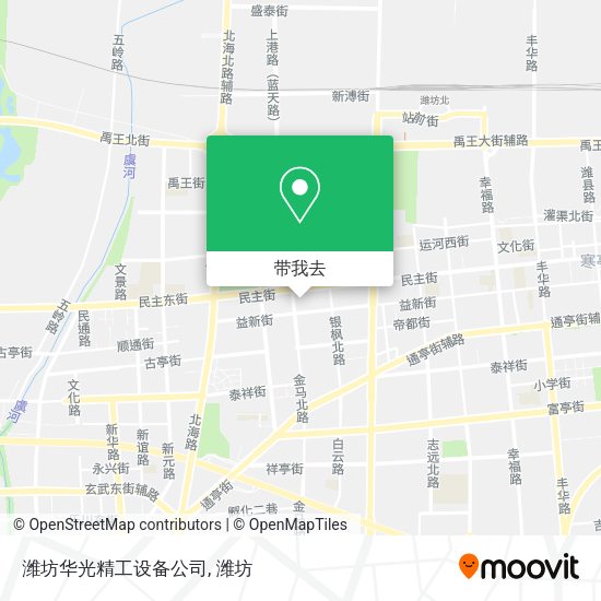 潍坊华光精工设备公司地图