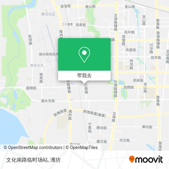 文化南路临时场站地图