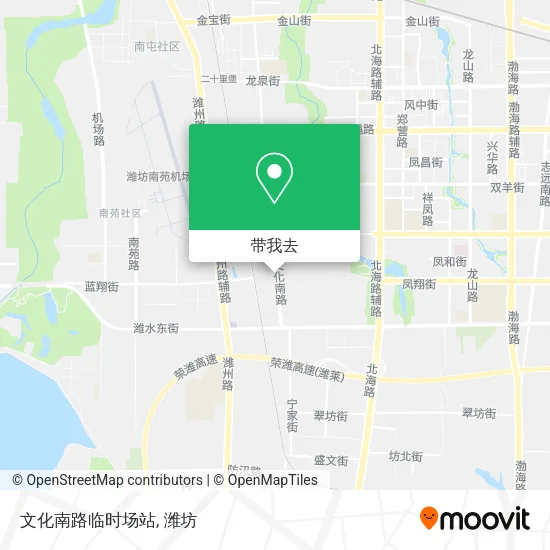 文化南路临时场站地图