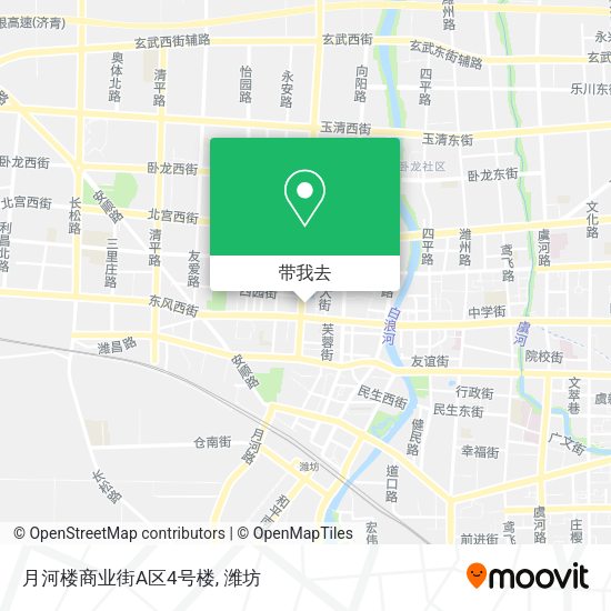月河楼商业街A区4号楼地图