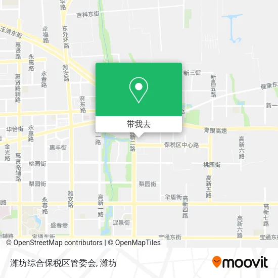 潍坊综合保税区管委会地图