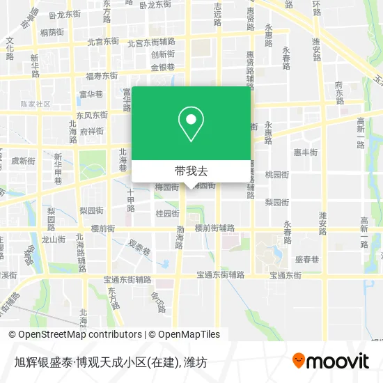 旭辉银盛泰·博观天成小区(在建)地图