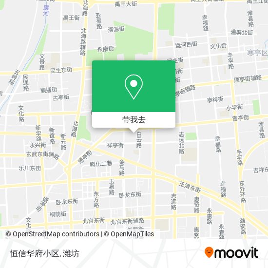 恒信华府小区地图