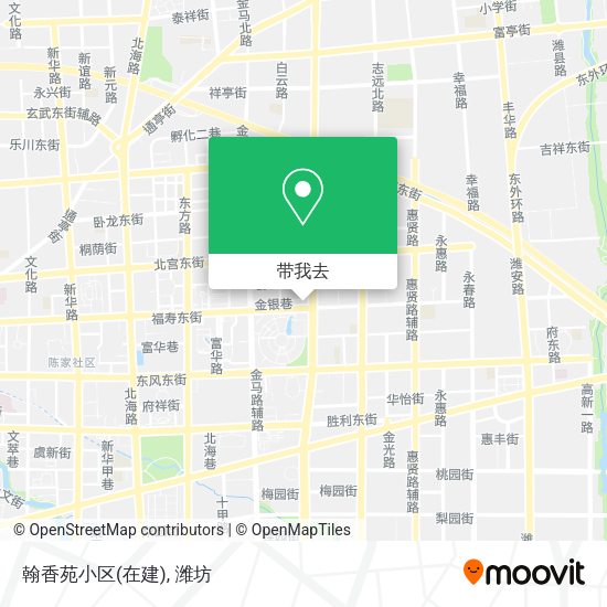 翰香苑小区(在建)地图