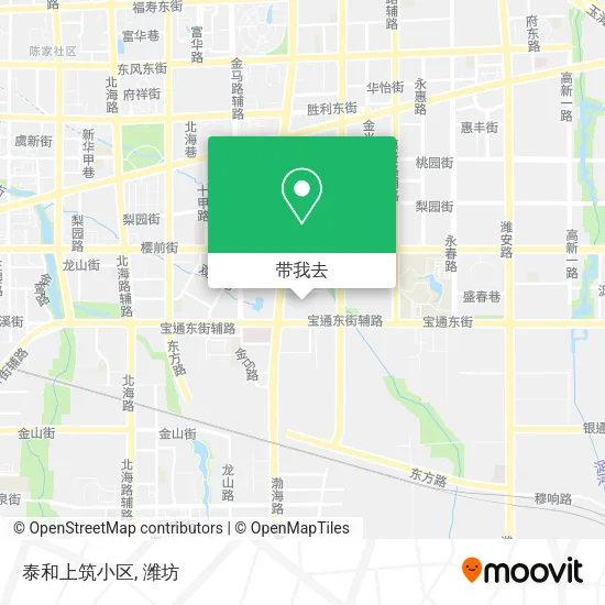 泰和上筑小区地图