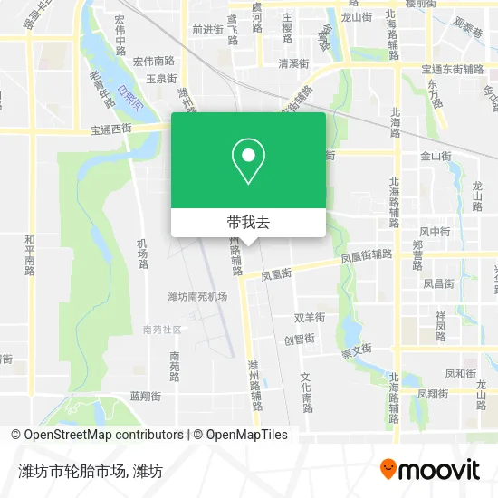 潍坊市轮胎市场地图