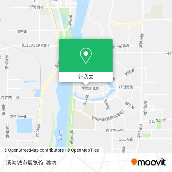 滨海城市展览馆地图