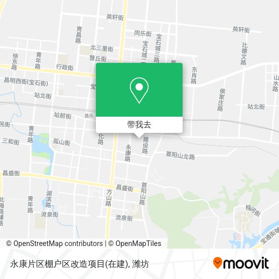 永康片区棚户区改造项目(在建)地图