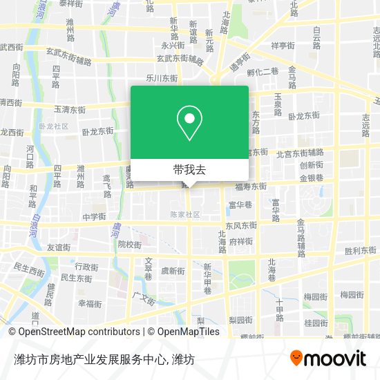 潍坊市房地产业发展服务中心地图