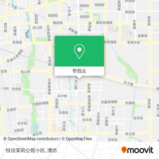 恒信茉莉公馆小区地图