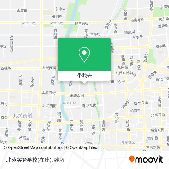 北苑实验学校(在建)地图