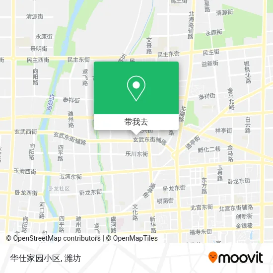 华仕家园小区地图