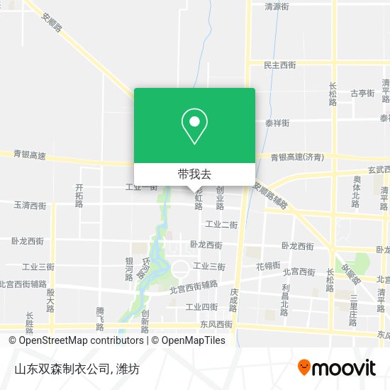 山东双森制衣公司地图