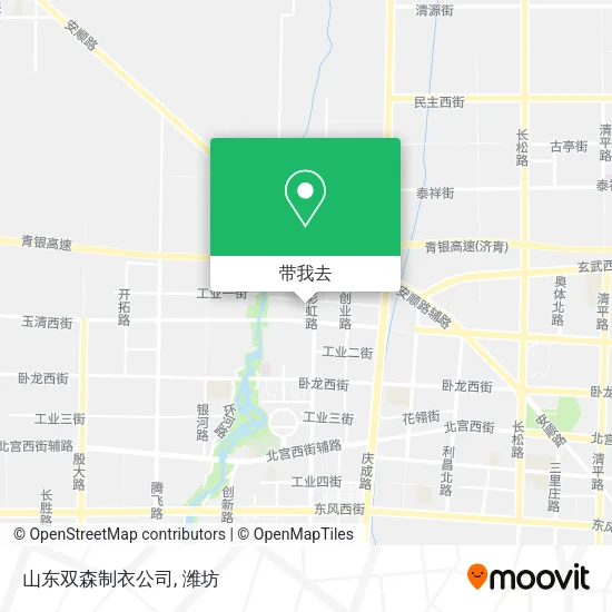 山东双森制衣公司地图