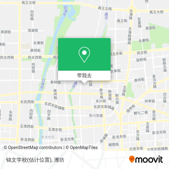 锦文学校(估计位置)地图