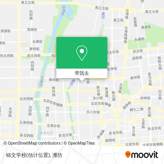 锦文学校(估计位置)地图