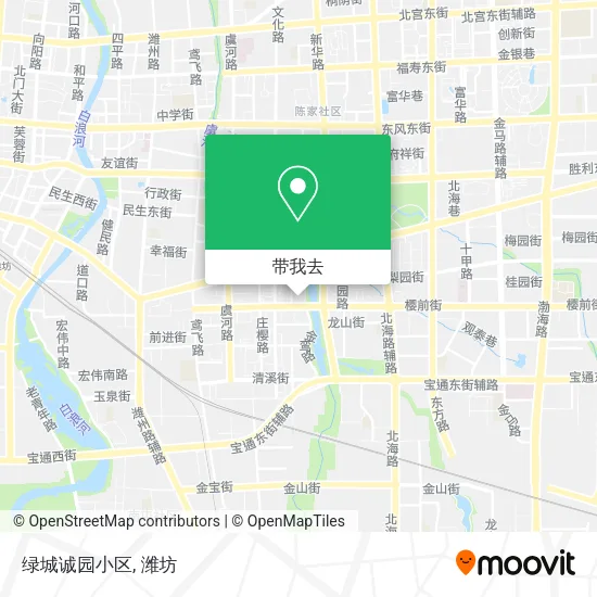绿城诚园小区地图