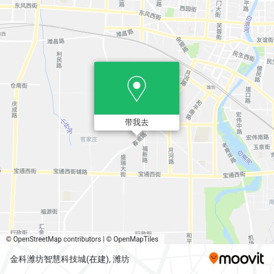 金科潍坊智慧科技城(在建)地图