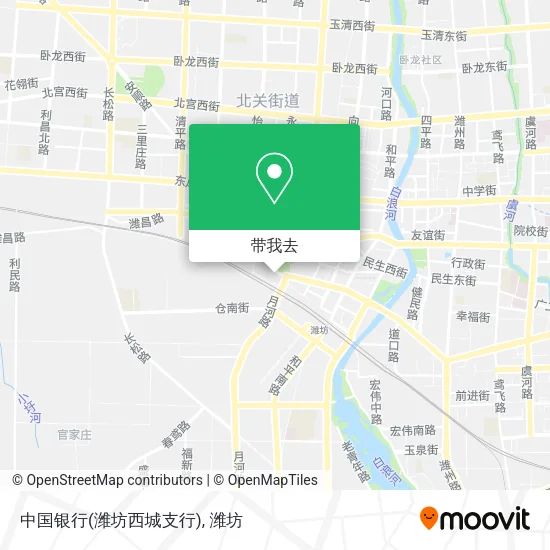 中国银行(潍坊西城支行)地图