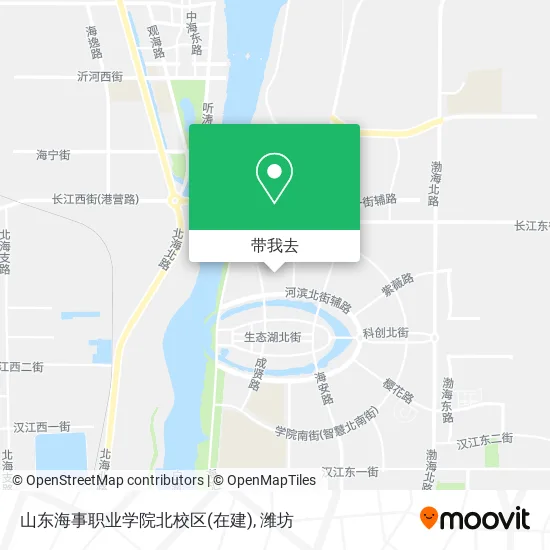 山东海事职业学院北校区(在建)地图