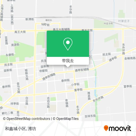 和鑫城小区地图