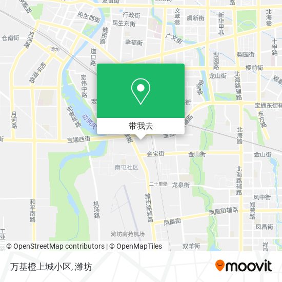 万基橙上城小区地图