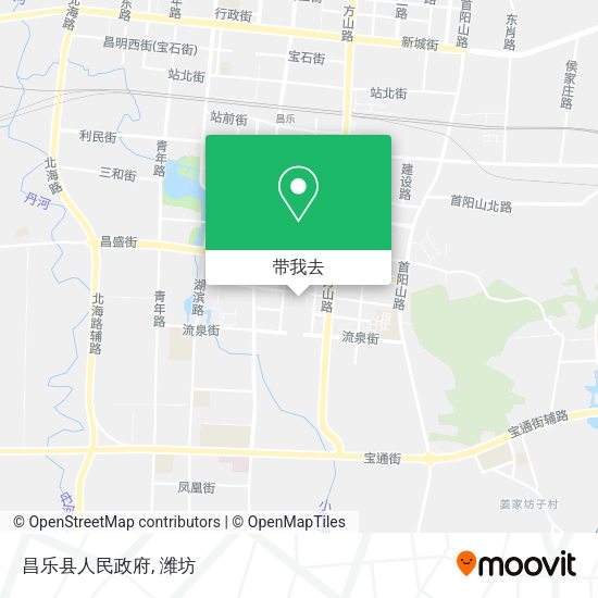 昌乐县人民政府地图