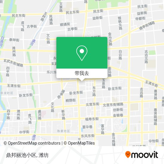 鼎邦丽池小区地图