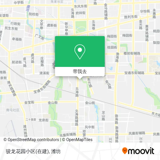 骏龙花园小区(在建)地图