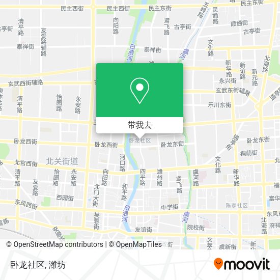 卧龙社区地图