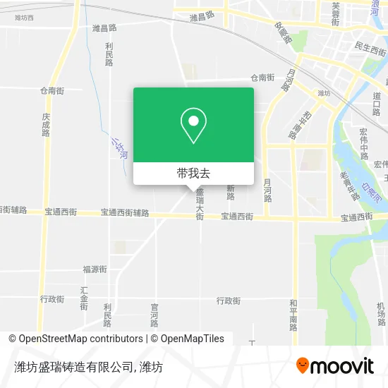 潍坊盛瑞铸造有限公司地图