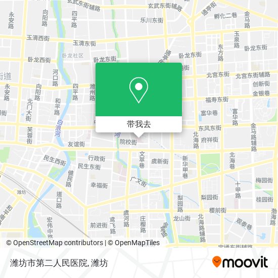 潍坊市第二人民医院地图