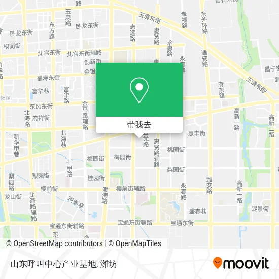 山东呼叫中心产业基地地图
