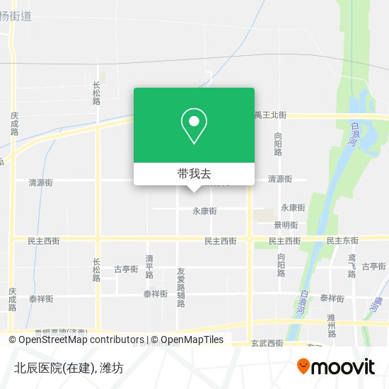 北辰医院(在建)地图