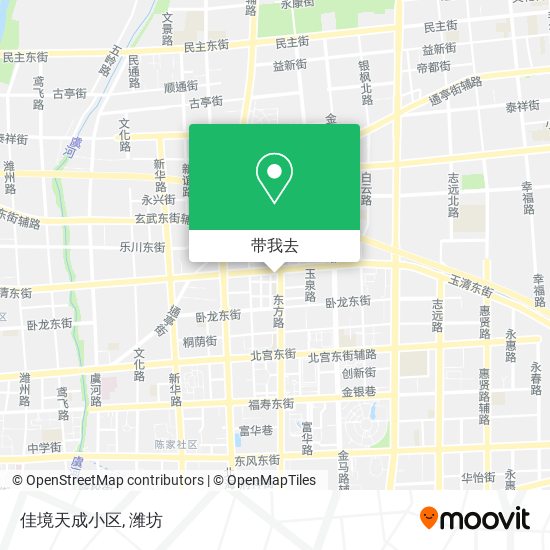 佳境天成小区地图