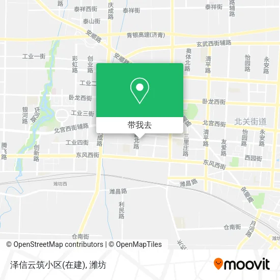 泽信云筑小区(在建)地图