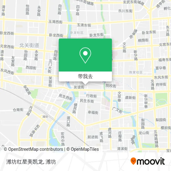 潍坊红星美凯龙地图