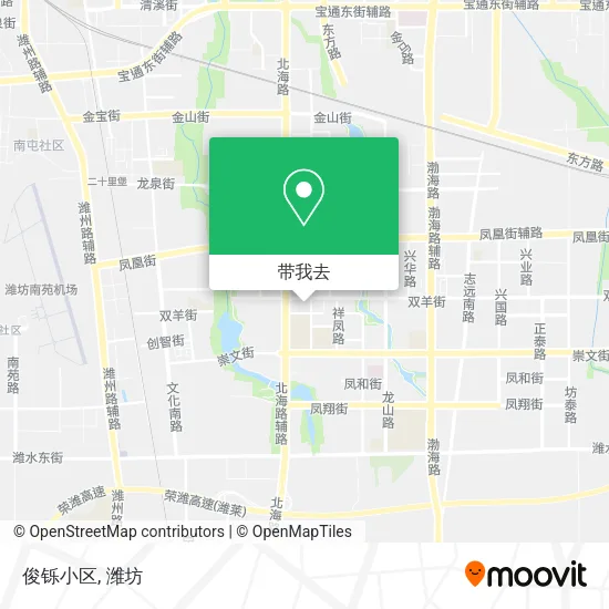 俊铄小区地图