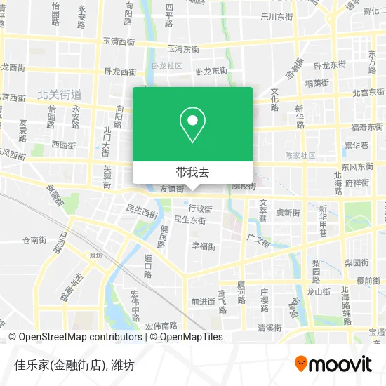 佳乐家(金融街店)地图