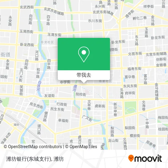 潍坊银行(东城支行)地图
