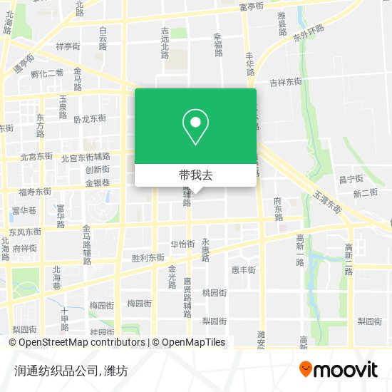 润通纺织品公司地图